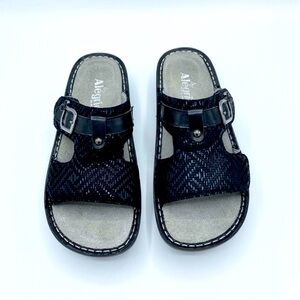Alegria Black Peg 530 Comfort Sandal Size 39 / US 9